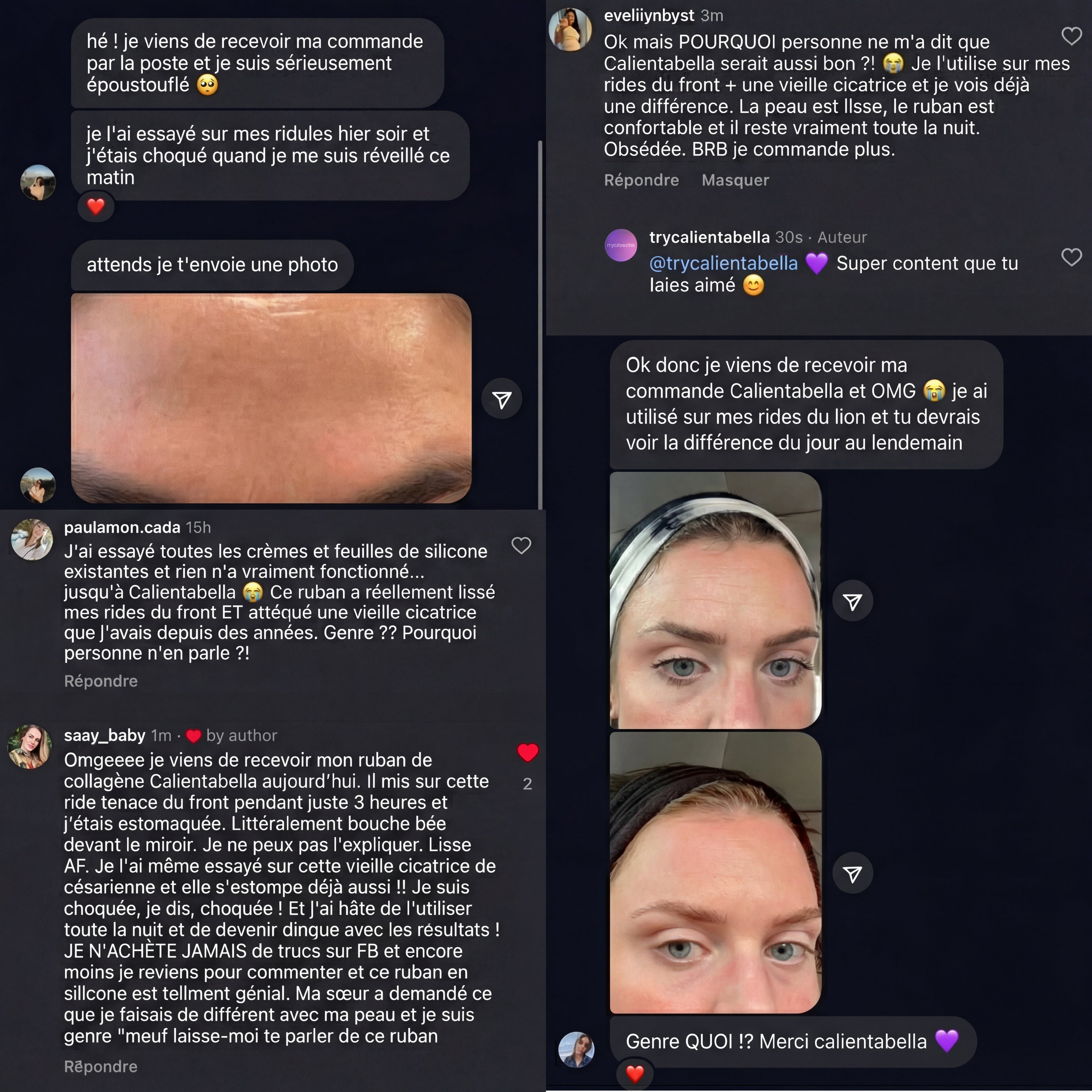 Feuilles de Collagène en Silicone - CalientaBella™️